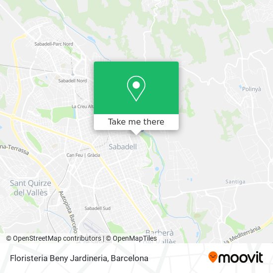 Floristeria Beny Jardineria map