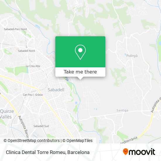 mapa Clinica Dental Torre Romeu