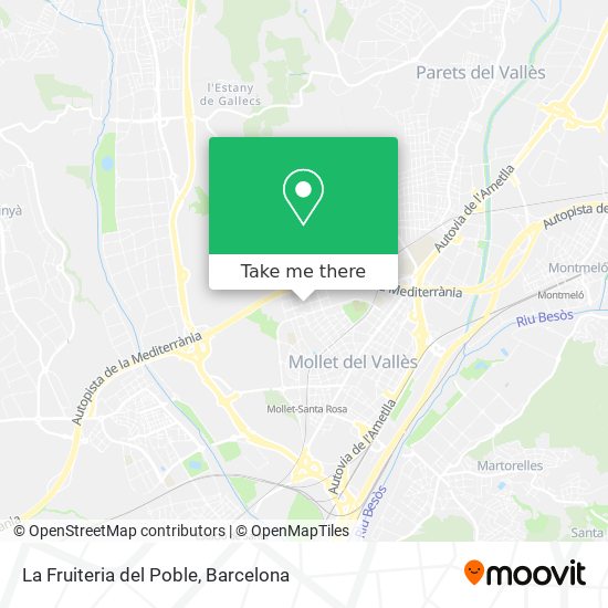 La Fruiteria del Poble map