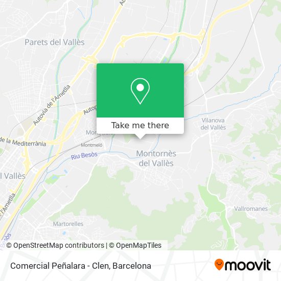 mapa Comercial Peñalara - Clen