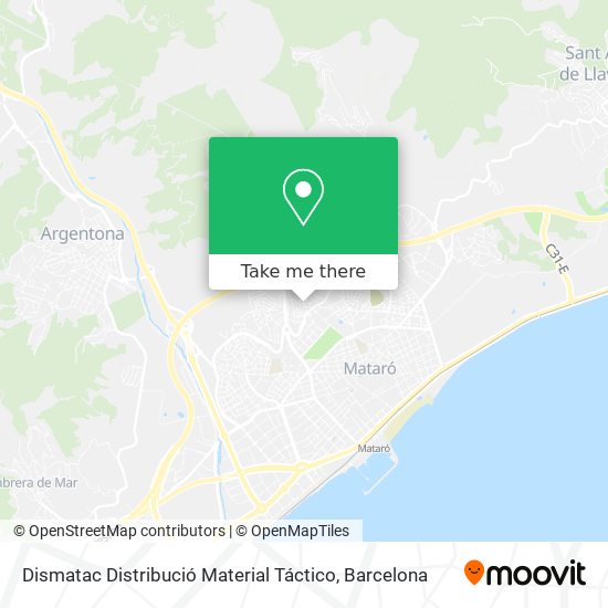 Dismatac Distribució Material Táctico map