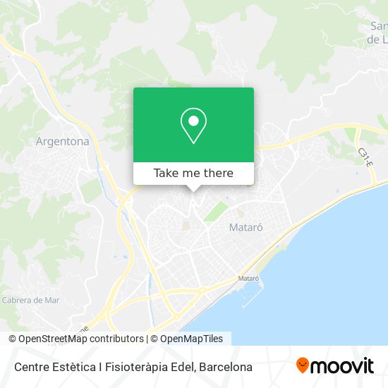 Centre Estètica I Fisioteràpia Edel map
