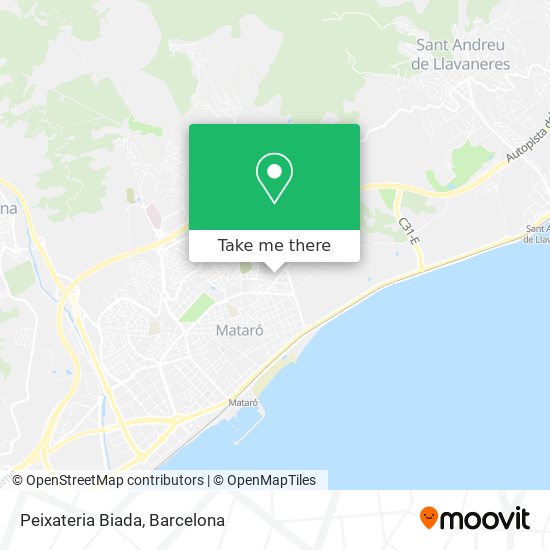 Peixateria Biada map