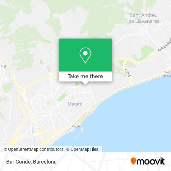 Bar Conde map