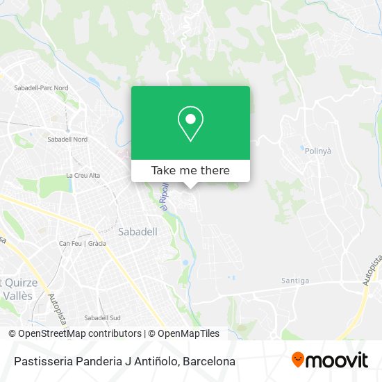 Pastisseria Panderia J Antiñolo map