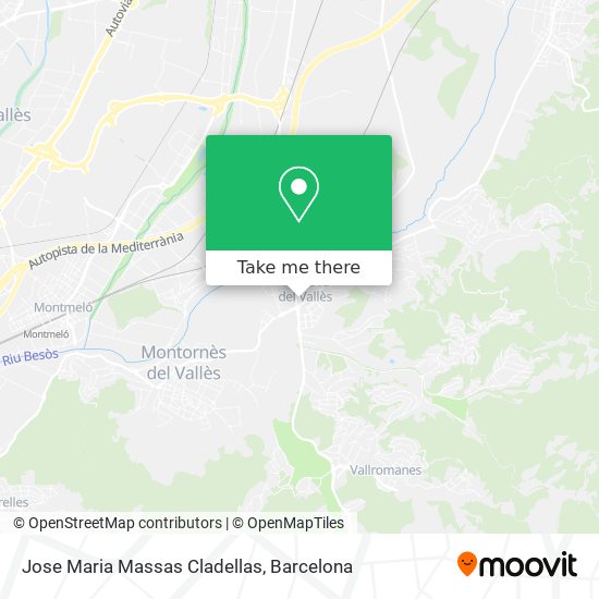 Jose Maria Massas Cladellas map