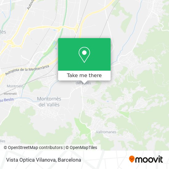 Vista Optica Vilanova map