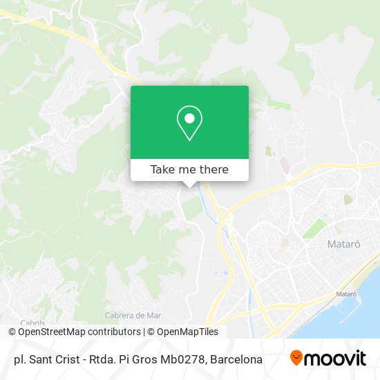 mapa pl. Sant Crist - Rtda. Pi Gros Mb0278