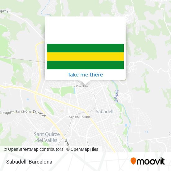 Sabadell map