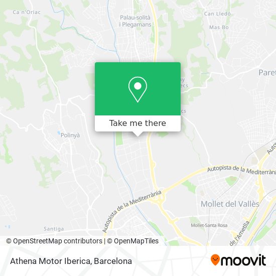 Athena Motor Iberica map