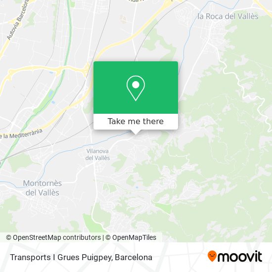 Transports I Grues Puigpey map