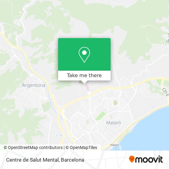 Centre de Salut Mental map