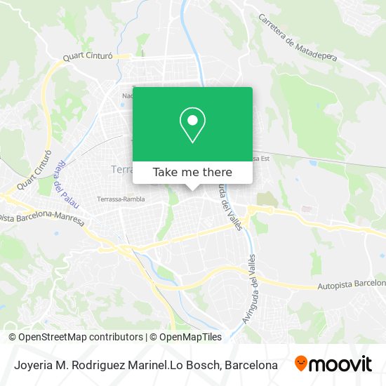 Joyeria M. Rodriguez Marinel.Lo Bosch map