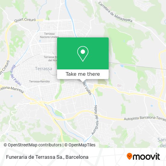 mapa Funeraria de Terrassa Sa.