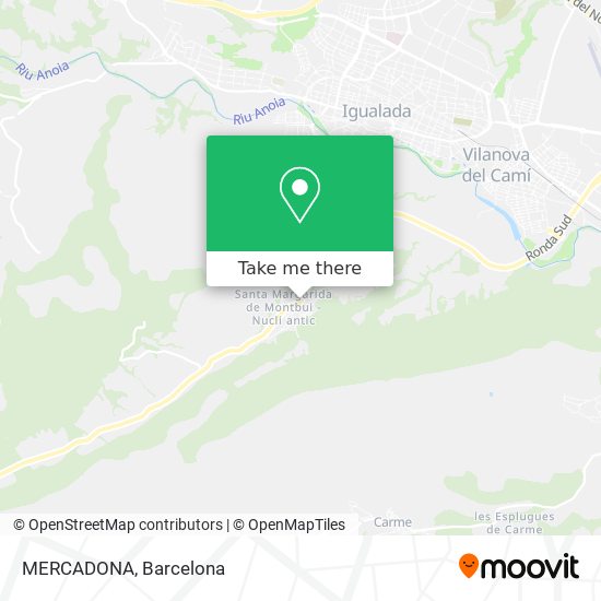 MERCADONA map