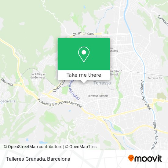 Talleres Granada map