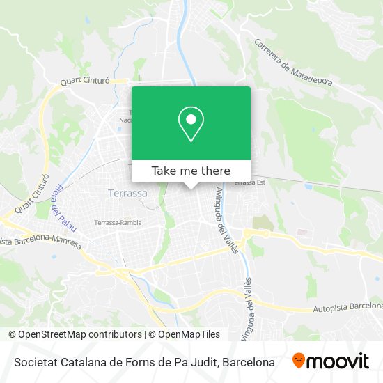 mapa Societat Catalana de Forns de Pa Judit