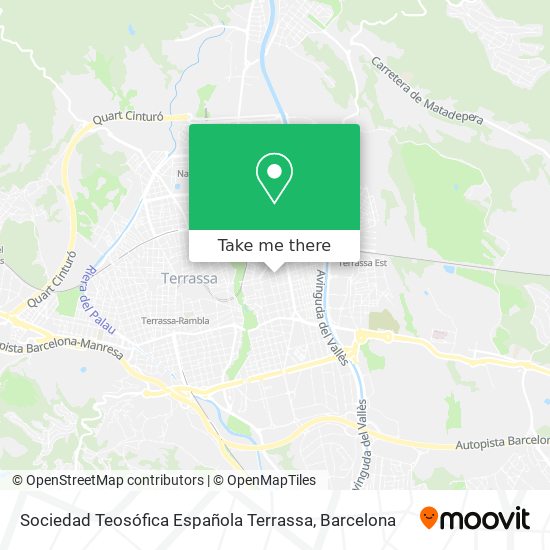 Sociedad Teosófica Española Terrassa map