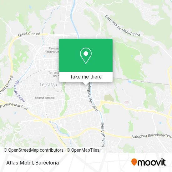 Atlas Mobil map