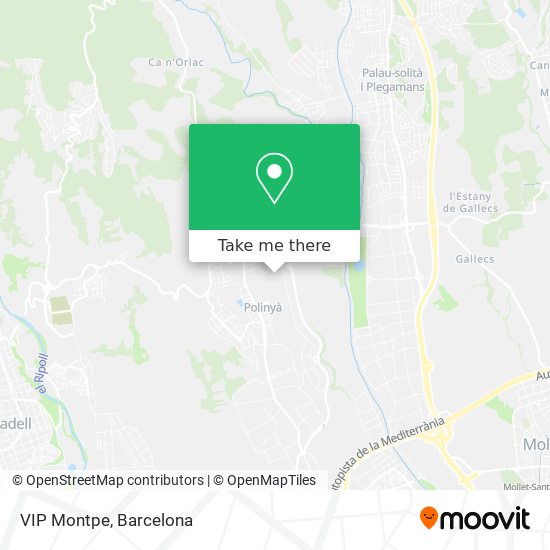 VIP Montpe map