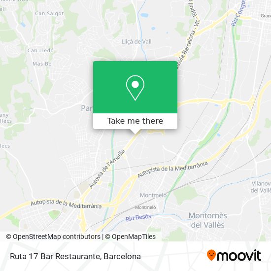 Ruta 17 Bar Restaurante map