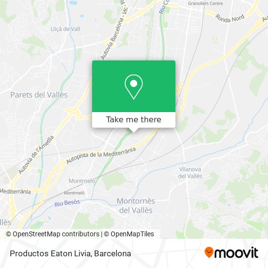 Productos Eaton Livia map