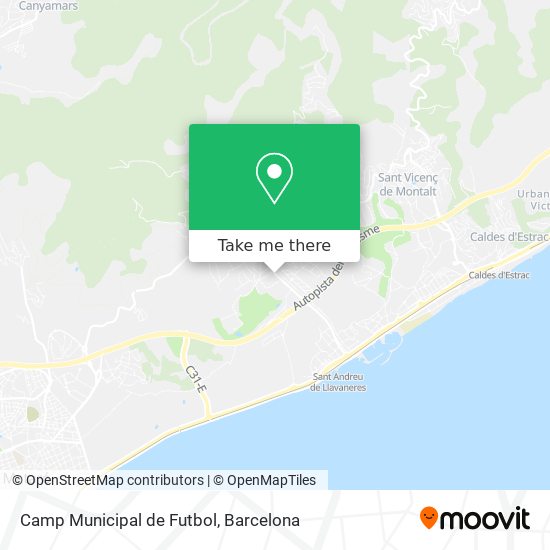 Camp Municipal de Futbol map