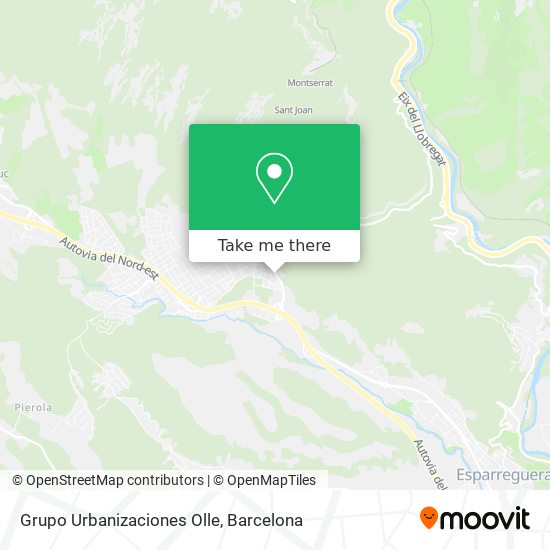 Grupo Urbanizaciones Olle map