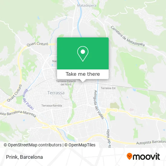 mapa Prink