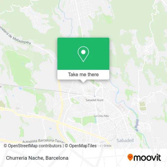 Churreria Nache map