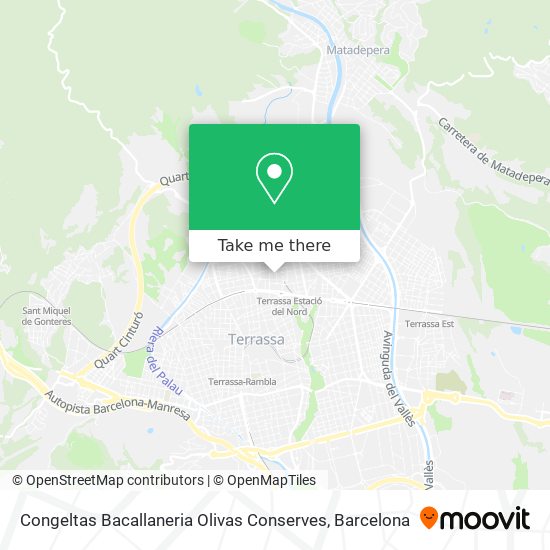Congeltas Bacallaneria Olivas Conserves map