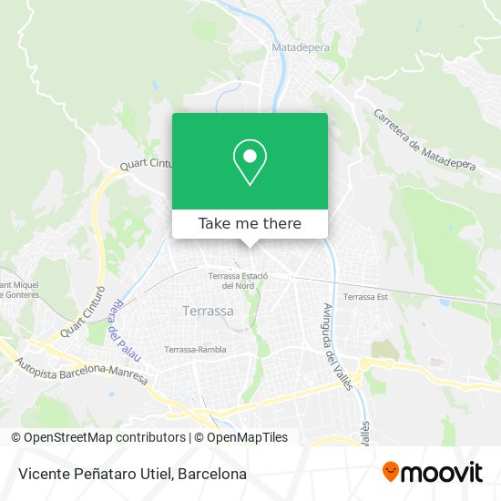 Vicente Peñataro Utiel map