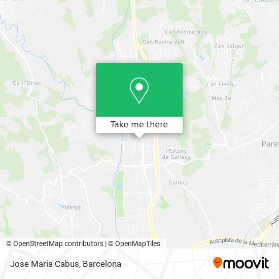 Jose Maria Cabus map