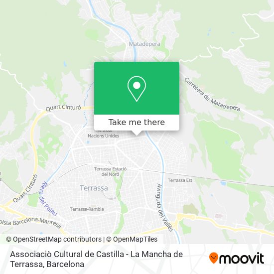 Associaciò Cultural de Castilla - La Mancha de Terrassa map