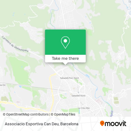 Associacio Esportiva Can Deu map