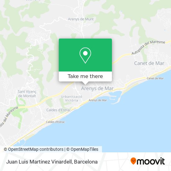 Juan Luis Martinez Vinardell map