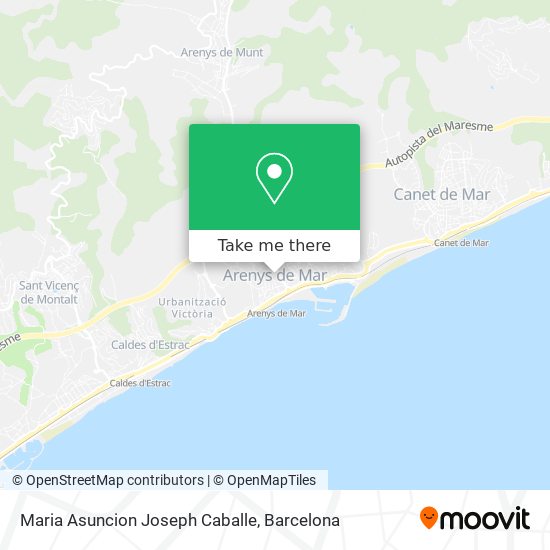 Maria Asuncion Joseph Caballe map