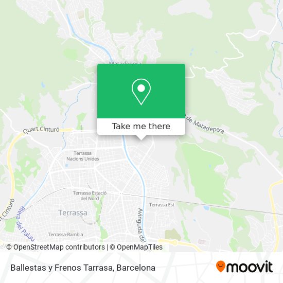Ballestas y Frenos Tarrasa map
