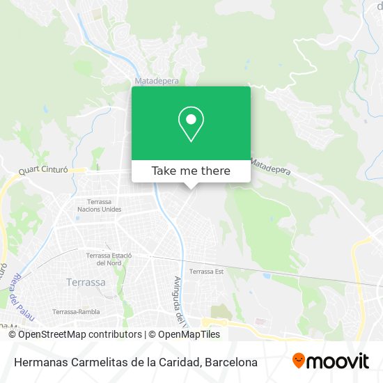 Hermanas Carmelitas de la Caridad map