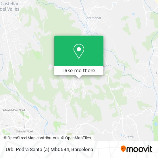 Urb. Pedra Santa (a) Mb0684 map