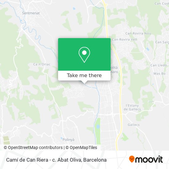 Camí de Can Riera - c. Abat Oliva map