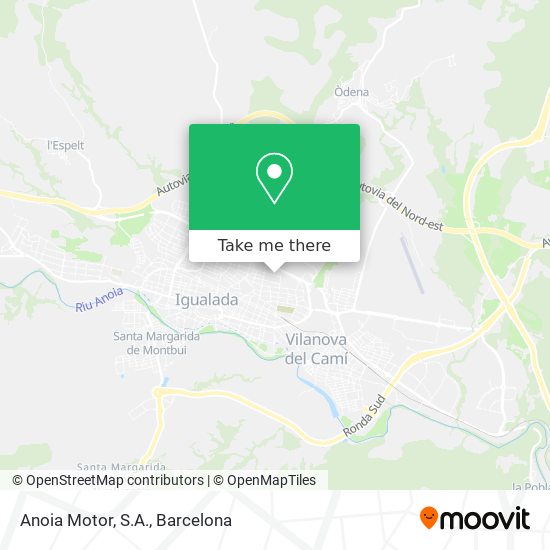 Anoia Motor, S.A. map