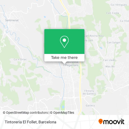 Tintoreria El Follet map