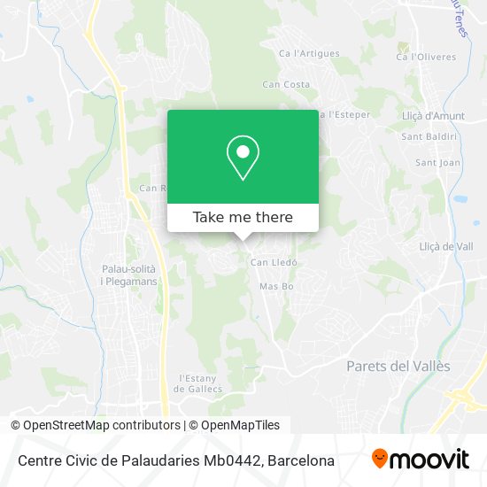 Centre Civic de Palaudaries Mb0442 map