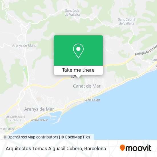 Arquitectos Tomas Alguacil Cubero map