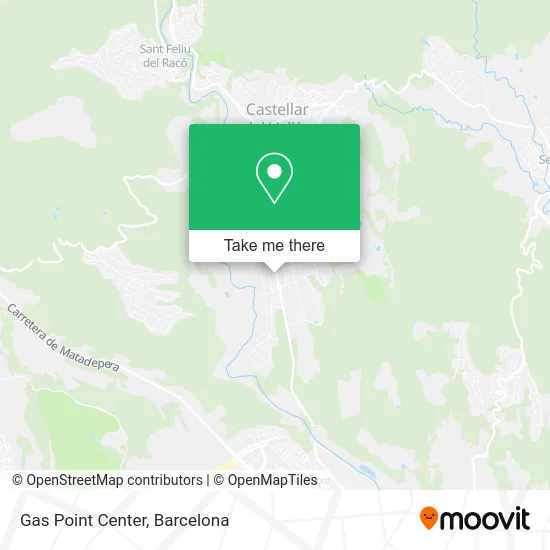 Gas Point Center map