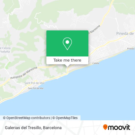 Galerias del Tresillo map