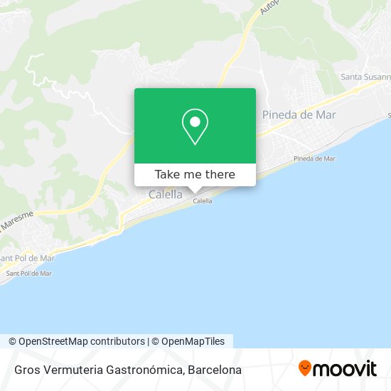 Gros Vermuteria Gastronómica map