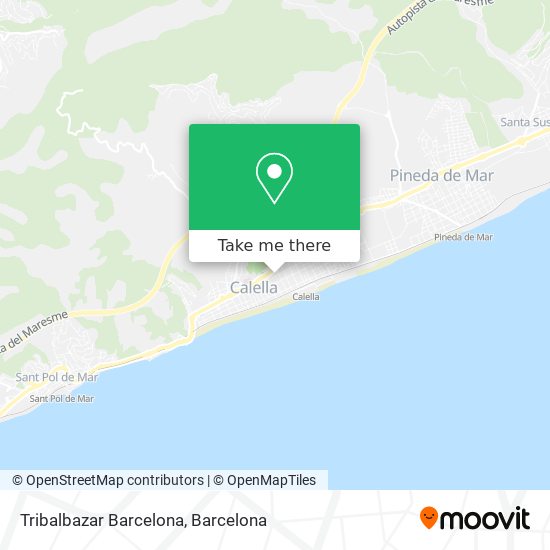 Tribalbazar Barcelona map