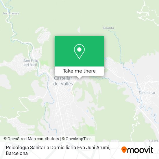 Psicología Sanitaria Domiciliaria Eva Juni Arumi map